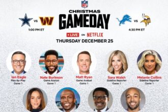 Seth Rollins joins NFL Christmas Gameday broadcast on Netflix