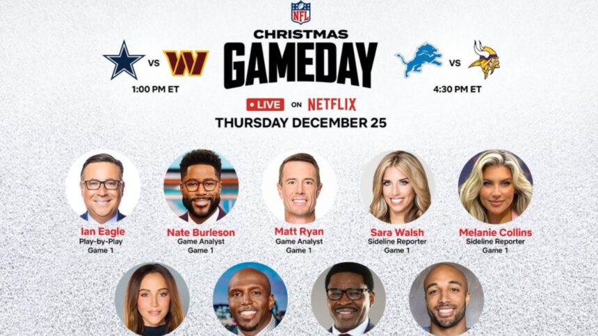 Seth Rollins joins NFL Christmas Gameday broadcast on Netflix