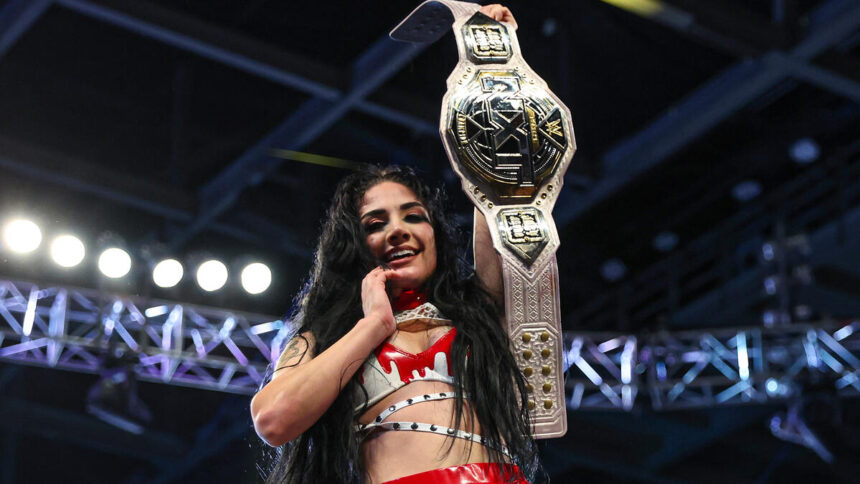Tatum Paxley had won the title at NXT Halloween Havoc