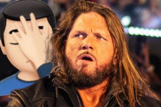 AJ Styles' facepalm reaction says it all after fans resurface his match history