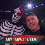 Canelo Alvarez spotted at ringside at AAA Guerra de Titanes