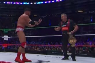 Controversial referee call overturns Ethan Page's title win at AAA Guerra de Titans