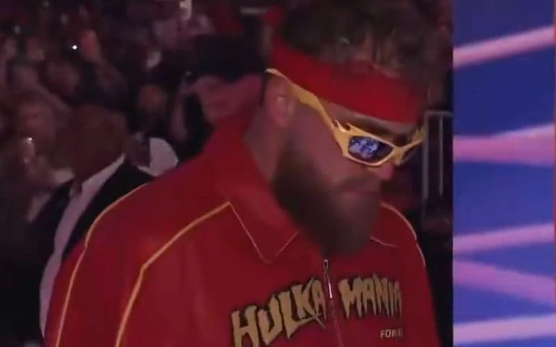 Jake Paul pays tribute to Hulk Hogan during fight against Anthony Joshua