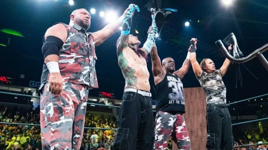 A look back at WWE Hofer's Dudleys giving the Hardys the boot