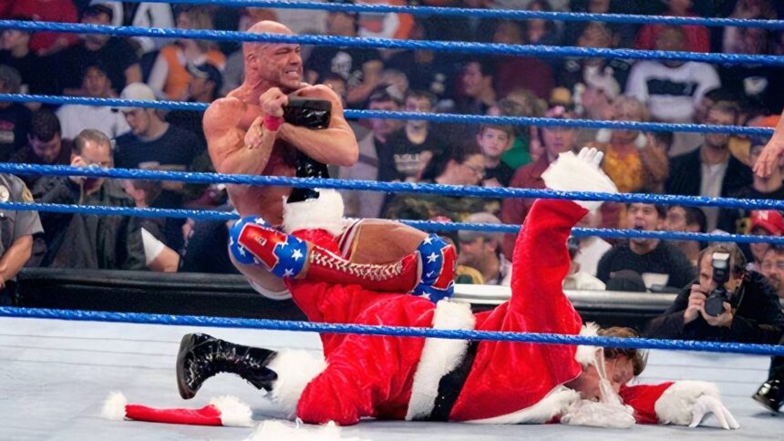 Santa Claus actually had a WWE PPV match!