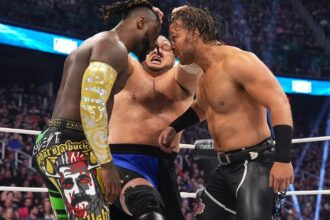 Samoa Joe vs. Swerve Strickland vs. Hangman Page, AEW Revolution 2024