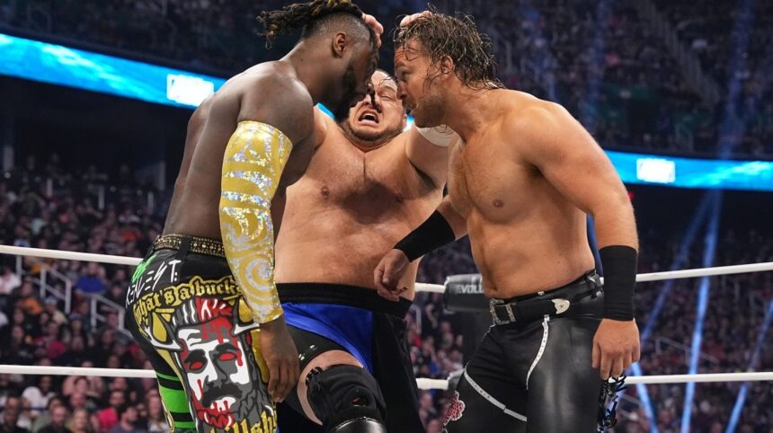 Samoa Joe vs. Swerve Strickland vs. Hangman Page, AEW Revolution 2024