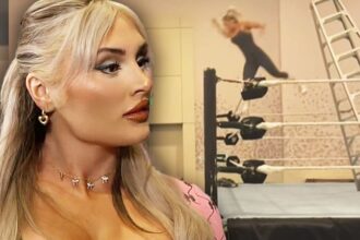 Tiffany Stratton releases video of nearly breaking her neck before major title match