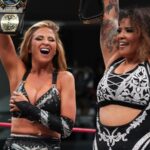 Tony Schiavone celebrates Harley Cameron's recent AEW success