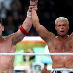 WWE Champion Cody Rhodes gets emotional following John Cena's final match on SNME