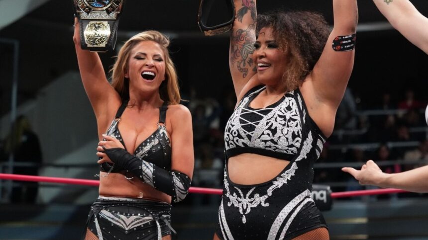 Harley Cameron says she wants to work harder after winning the AEW World Tag Team Championship