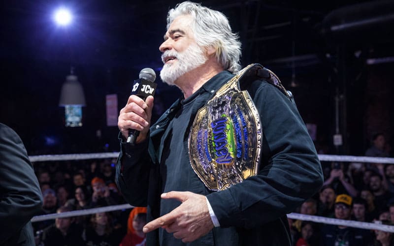 Vince Russo debuts new JCW title while filming with CM Punk & Triple H