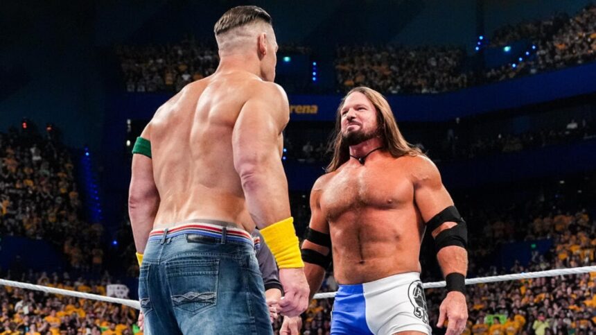 WWE's John Cena says introducing Special AJ Styles was a surprise, but now he regrets it