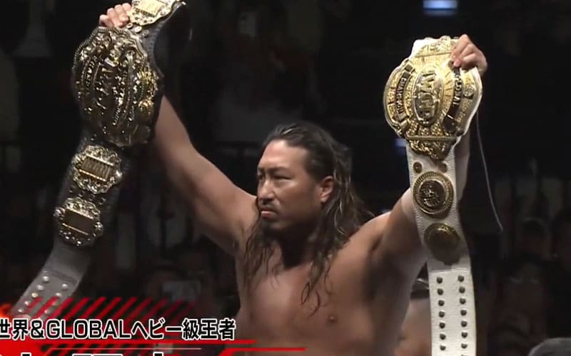 Yota Tsuji restores IWGP Heavyweight Championship with New Year's Dash