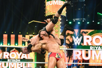 WWE masked man helps send LA Knight to Elimination Chamber match