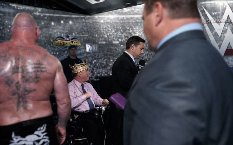 Paul Heyman says Brock Lesnar will throw the WWE Championship at Vince McMahon after WrestleMania 34