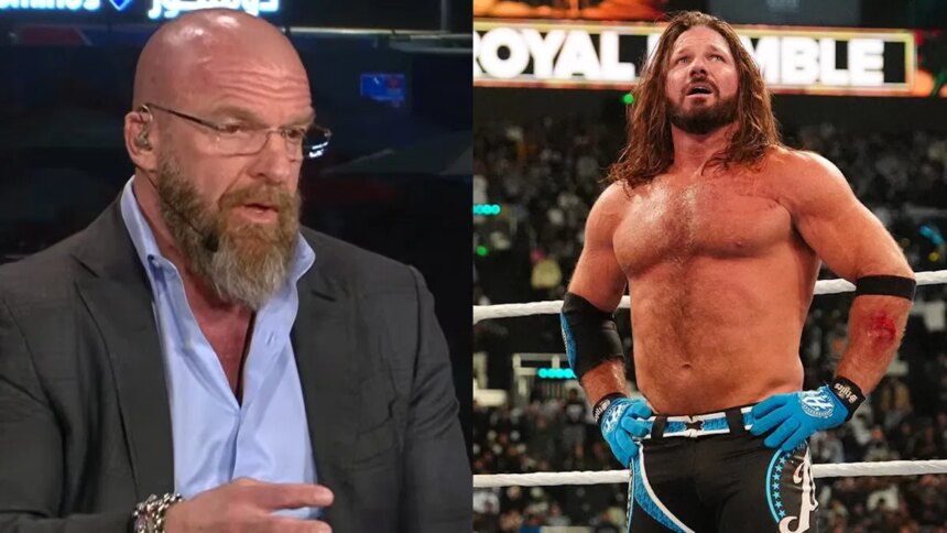 Triple H Comments On AJ Styles Retiring At WWE Royal Rumble 2026