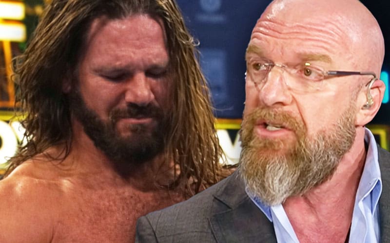 Triple H talks about future in WWE after AJ Styles' retirement at Royal Rumble