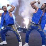 The Young Bucks defeat the Rascals and the returning Private Party to win AEW tag titles