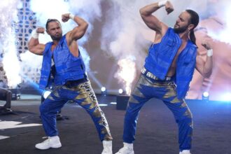 The Young Bucks defeat the Rascals and the returning Private Party to win AEW tag titles